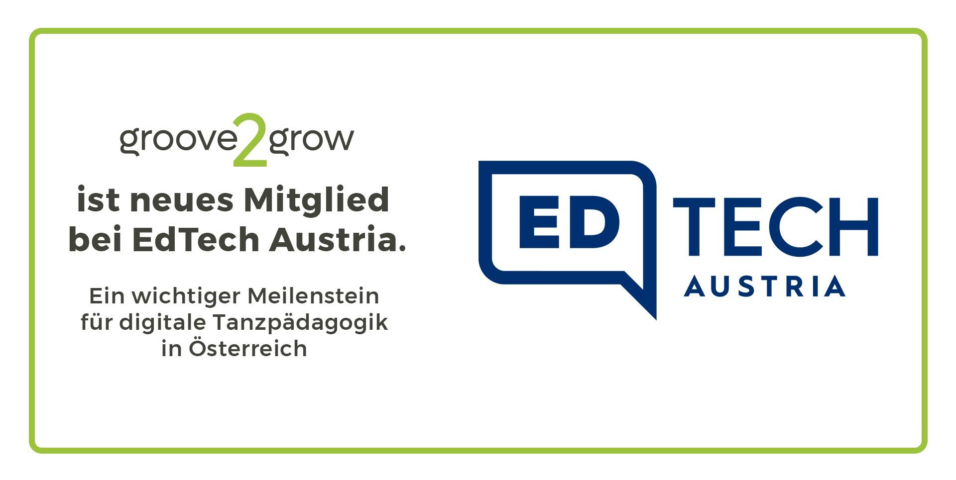 groove2grow ist neues Mitglied bei EdTech Austria 