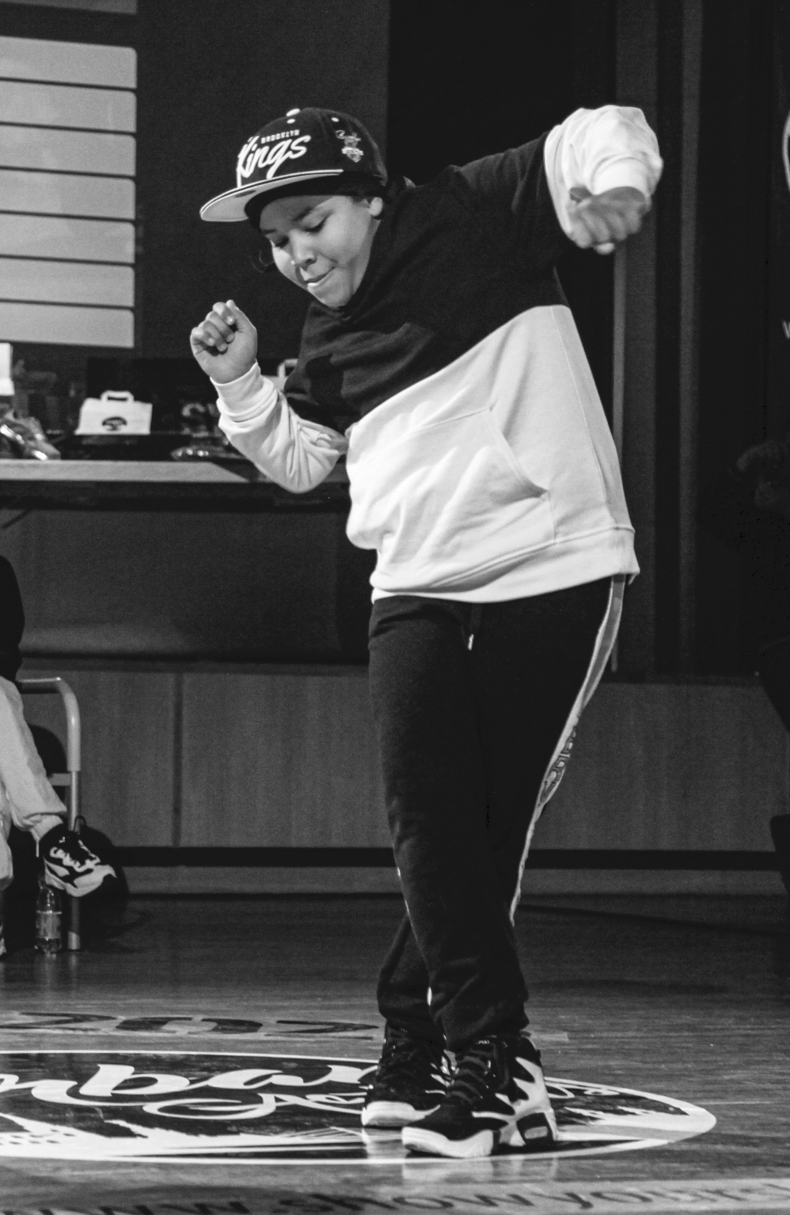 Hip-Hop-Tänzer in Bewegung