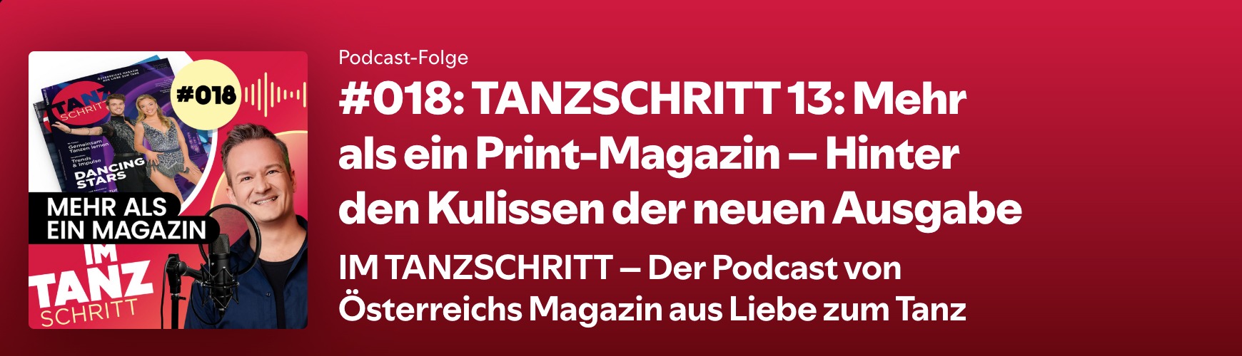 groove2grow im Interview beim Podcast IM TANZSCHRITT – Ein Blick hinter die Kulissen der neuen Ausgabe.